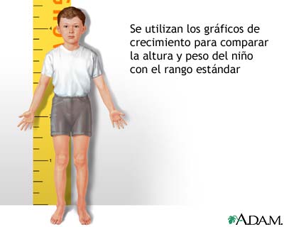 Tabla de estatura y peso