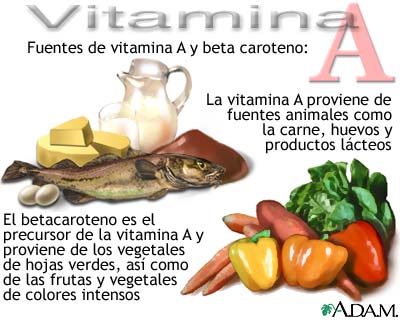 Fuentes de vitamina A