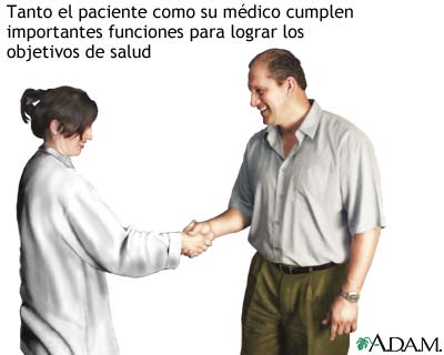 Paciente y m&eacute;dico: trabajo en equipo
