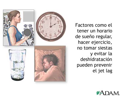 Prevenci&oacute;n del jet lag